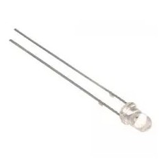 LED 3mm verde 12V 3000-4200mcd 30 grade Parte frontala convex OPTOSUPPLY OSG5DA3131A-12V