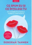 Cumpara ieftin Ce spun eu si ce intelegi tu. De ce barbatii si femeile vorbesc limbi diferite/Deborah Tannen