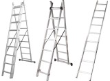 Scara Din Aluminiu Ets, 9 Trepte, 3 Tronsoane, 590Cm