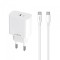 Incarcator Retea Cu Cablu USB-C MaXlife MXTC-06-20C, 20W, 3A, 1 x USB-C, Alb