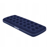 Saltea gonflabila - single, velour - albastru - 185 x 76 x 22 cm Best CarHome
