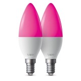 Smart Light Bulb, Multicolor SPEC: B38 bulb, E14 base, 220 240 V, 50 60 Hz, 8.6W, 16 Million Colors, 2500K-6500K, Brightness: 470 lm(Default 2700K), 4