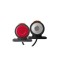Lampa laterala gabarit LED NEON Alb+Rosu 12-24V