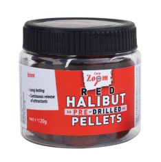 Red Halibut Pellets Carp Zoom Pre-Drilled 120g foto