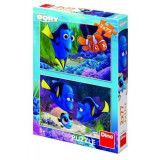 Puzzle 2 in 1 - gasirea lui dory (77 piese), Dinotoys