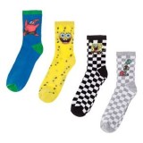 Șosete Multicolor Fancy Sponge Bob pentru Bărbați - 4 perechi, CMCLASS