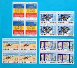 TIMBRE ROMANIA LP587/1964- A XX-a aniversare a eliberarii - Bloc de 4 -MNH, Nestampilat