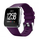 Cumpara ieftin Curea Bratara Edman pentru Fitbit Versa / Versa 2, marimea L, Mov