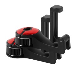 Set 2 Carlige APF pentru Tetiera Auto Suport pentru Telefon sau Bagaje, 4 Culori, Rosu