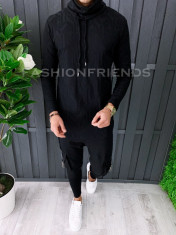 Bluza fashion barbati neagra - COLECTIE NOUA A6847 foto