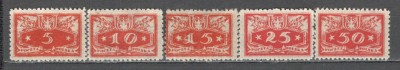 Polonia.1920 Tmbre de serviciu-Cifre MP.515 foto