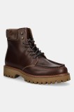 Aldo ghete de piele GRIER culoarea maro, 14135024