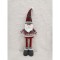 Figurina Craciun, Flippy, Mos Craciun, Picioare Telescopice, Inaltime Reglabila 44-54cm