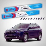 Cumpara ieftin Ștergătoare Jeep Cherokee KL 2014-prezent | Set Față Flat Premium &ndash; TeamCar&reg;