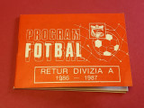 Program fotbal - DINAMO BUCURESTI (Retur Divizia A 1986-1987)