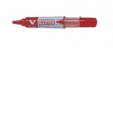 Marker pentru tabla Pilot Vboard Master, varf tesit, 2.2 mm, rosu
