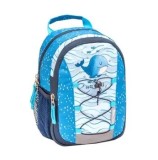 Rucsac Belmil Mini Kiddy, motiv Little Whale, 23 x 20 x 9 cm + 6 cm