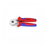 Cleste pentru sertizat mansoane (FERULE) Cleste de sertizat ferule, cu autoreglaj si introducere laterala, 0.08-10 mm2, 180 mm, Knipex