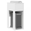 VidaXL Suport turn pentru computer cu sertar alb 30x44x74 cm 858731