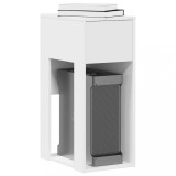 VidaXL Suport turn pentru computer cu sertar alb 30x44x74 cm