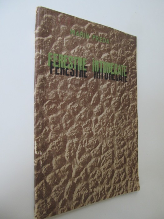 Ferestre intunecate , 1956 (editie princeps) - Marin Preda