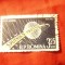 Serie 1 valoare RPR 1958 Cosmos Sputnik 3 stampilat