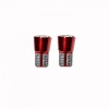 Set 2 Becuri LED Pozitie T10 5W Canbus 6LED Rosu 6000K 360&deg; Auto Interior Plafoniera