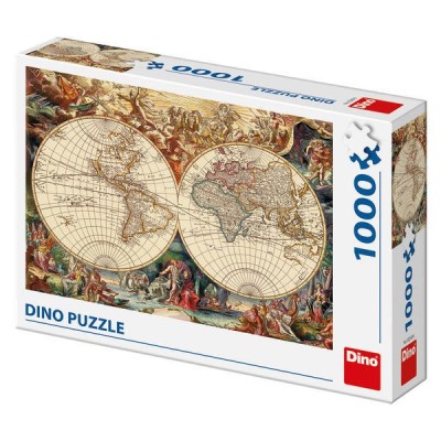 Puzzle - Harta istorica (1000 piese) PlayLearn Toys foto