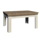 Cumpara ieftin Masa extensibila cu blat pin nordic si picioare stejar salbatic Royal 203x90x82 cm