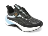Pantofi sport OPP negri, H2988, din material textil