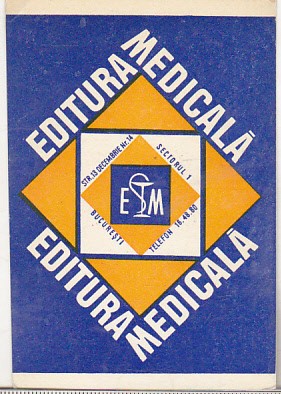 bnk cld Calendar de buzunar 1972 Editura Medicala foto