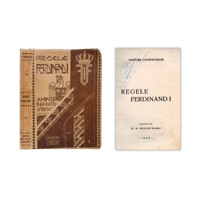 G. N. Budișteanu, Regele Ferdinand I, 1933 foto