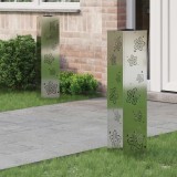 vidaXL Lumină LED Solară pentru Alei 2 pcs Galvanizat Galvanizat 879749