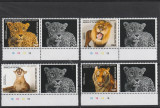 Togo 2016-Fauna,leopard,leu,pantera,tigru,serie 4 val.cu vign.,MNH,Mi.7929-7932, Nestampilat