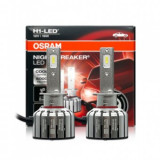 SET 2 BECURI NIGHT BREAKER LED H1 OMOLOGARE RAR OSRAM, Ams-OSRAM