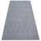 Covor Sense Micro 81249 Zig Zag etnic argintiu si alb, 160x230 cm