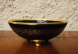 BOL DIN PORTELAN COBALT- MARCAJ AL- KA KUNST KRONACH BAVARIA 1947- 1956 D13CM