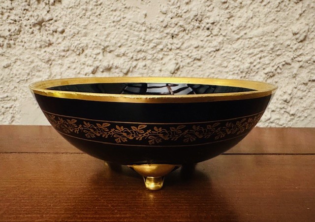 BOL DIN PORTELAN COBALT- MARCAJ AL- KA KUNST KRONACH BAVARIA 1947- 1956 D13CM