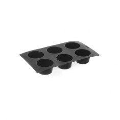 Forma copt din silicon 325x176 mm, Hendi, pt 6 briose / muffins cu diam. 69x(H)40 mm foto