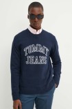 Tommy Jeans pulover barbati, culoarea albastru marin, DM0DM19178