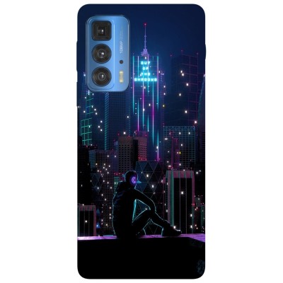 Husa compatibila cu Motorola G50 model Neon City, Silicon, TPU, Viceversa foto