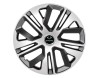 Set 4 capace roti, model Raven Gri-Negru R16, Compatibile cu SsangYong, Autohelix MSA