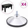 VidaXL Picioare de masă de fotbal, 4 buc., crom M10 92511