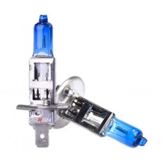 Set 2 Becuri Auto halogen H1 100W, Xenon Look, 12V, 5000K, BZRSH