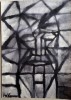 Lucrare Paul Ackerman (1908 Iasi - 1981 Paris), Portret, acuarelă, laviu, Scene gen, Acuarela, Abstract
