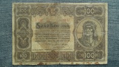 100 Korona 1920 Ungaria / Matei Corvin / seria 412832