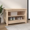 VidaXL Bancă pentru pantofi, 70x38x45,5 cm, lemn masiv de pin