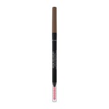 Creion pentru sprancene Brow Pro Micro 002 Soft Brown, 0.09g, Rimmel London