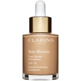 Clarins Skin Illusion Natural Hydrating Foundation makeup radiant cu hidratare SPF 15 culoare 111N Auburn 30 ml