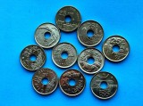 Lot 10 monede diferite 25 Pesetas Spania-din fisic